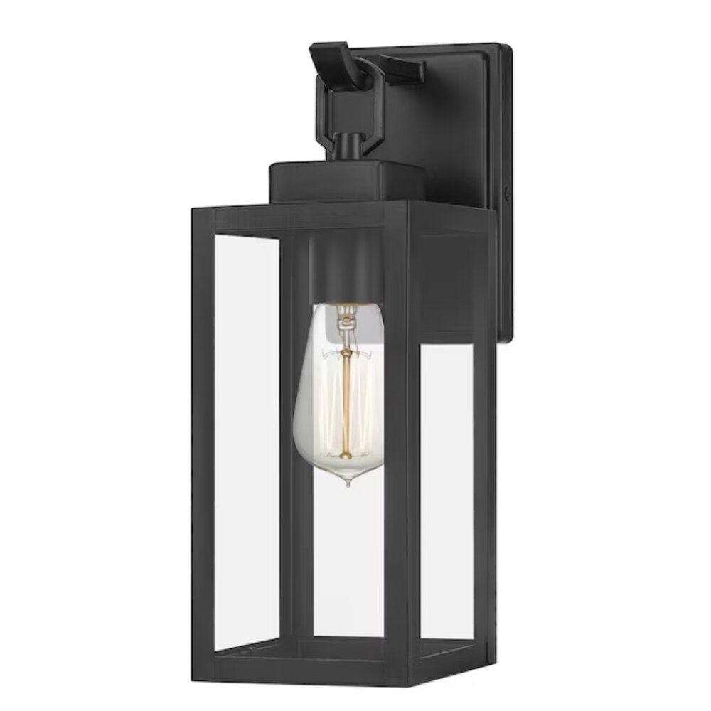 NEW Quoizel Breitling Matte Hardwired Outdoor Wall Porch Garage Patio Light NIB